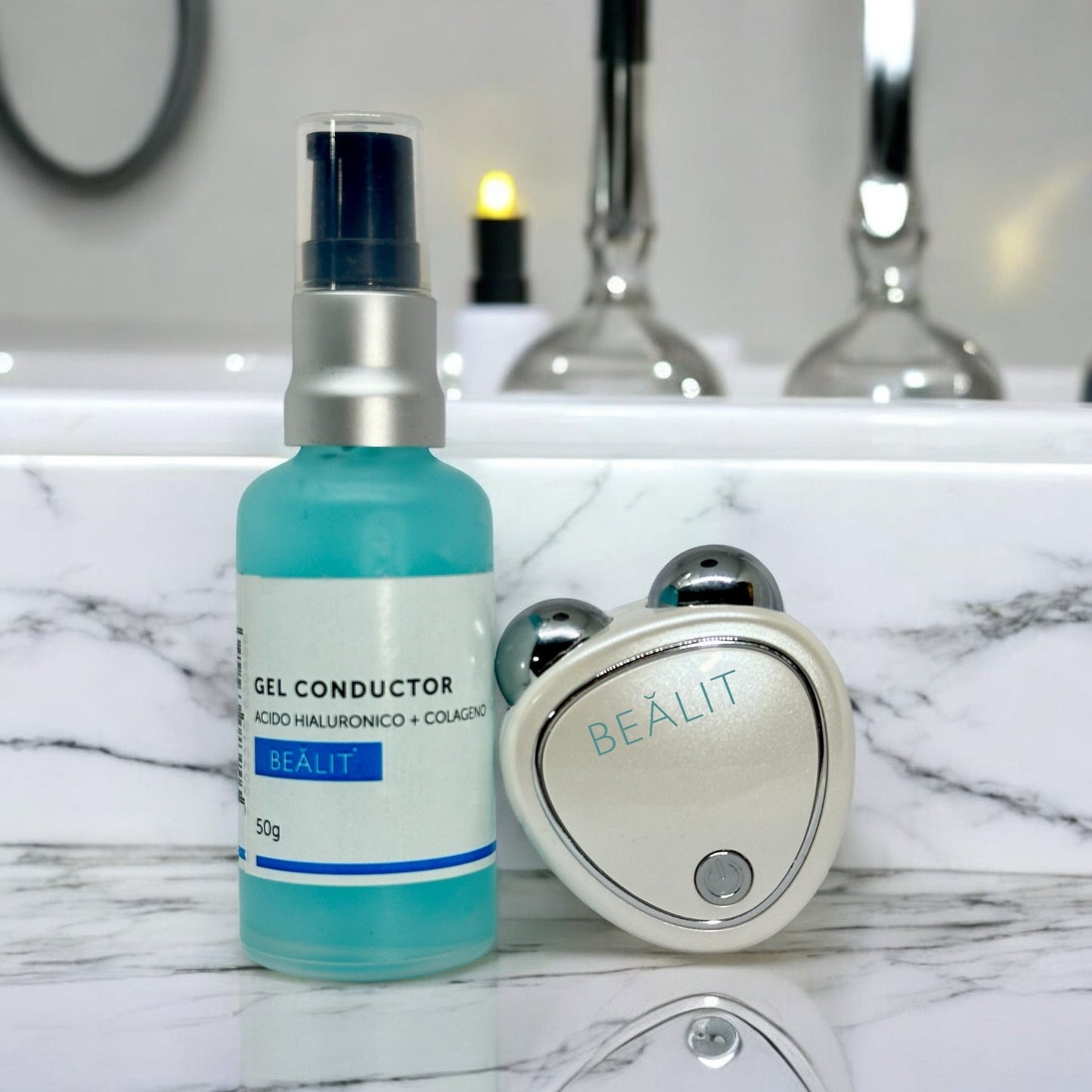 Kit Masajeador Micro - corriente - Bealit